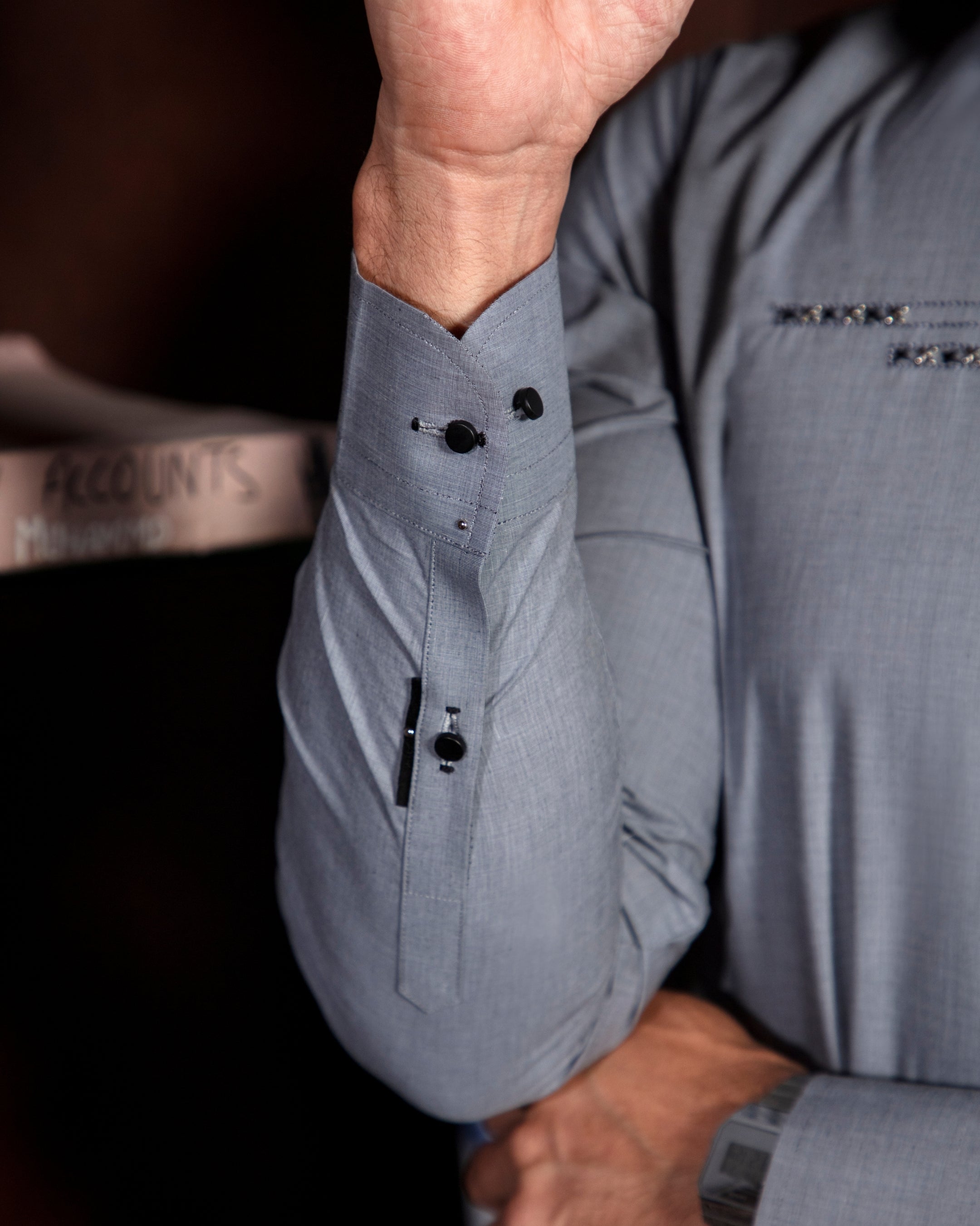 Cool Gray Shalwar Kameez (ME-11)